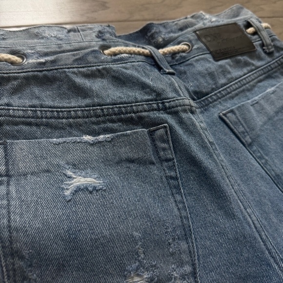REVOLVE | One Teaspoon "Bandits" Denim Shorts w/ Nautical Rope Belt | Size 25 - Picture 7 of 11